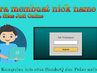 Cara Membuat Screen Name Di Situs Judi Online Terpercaya