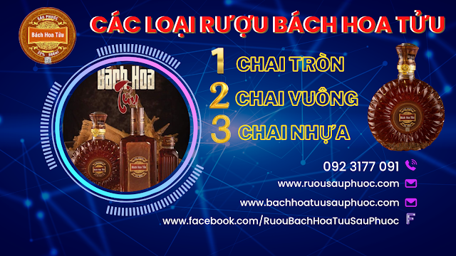 Bảng giá rượu bách hoa tửu sáu phước