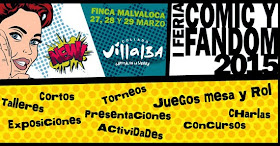 I Feria Fandom o del Cómic de Collado Villalba, del 27 al 29 de marzo 2015
