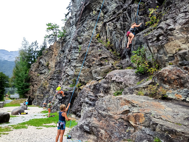 escalade à Servoz (Chamonix)