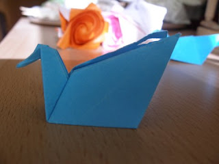 Swan origami