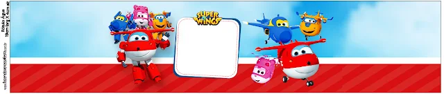 Super Wings: Free Printable Candy Bar Labels. 