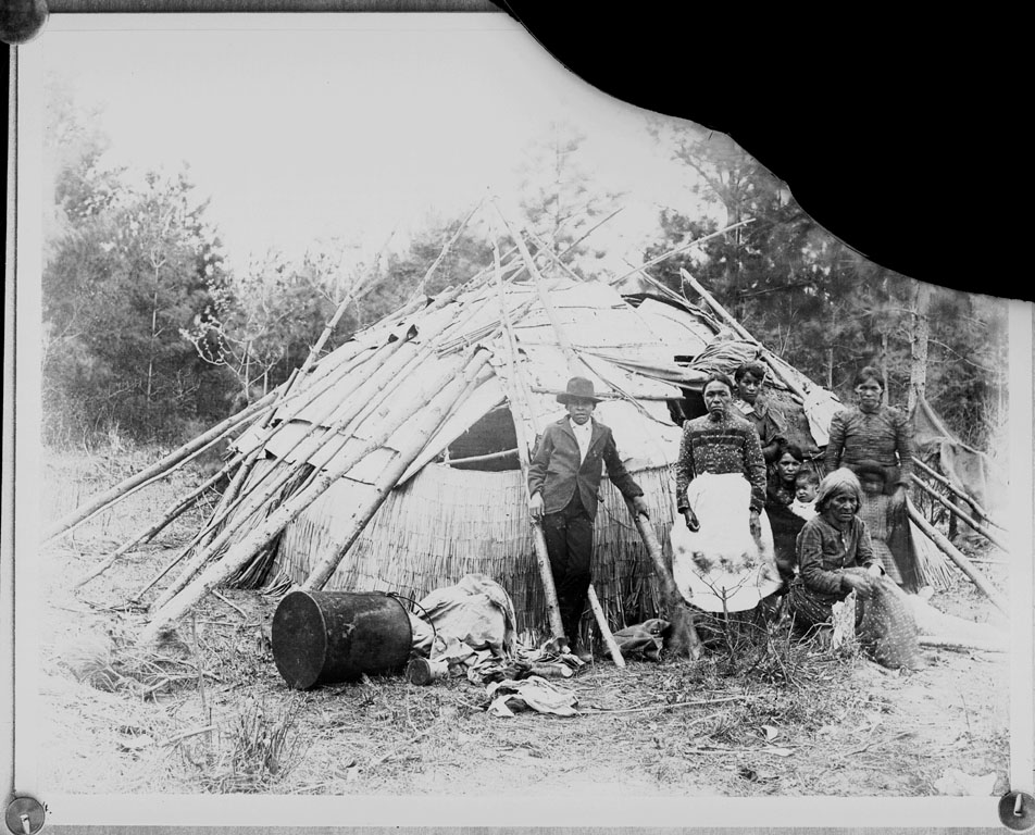 Ojibwa Indians matt house or lodge Ojibwa Indian Houses 