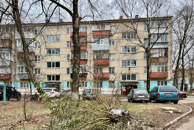 Люберцы, улица Электрификации, дворы, жилой дом 1967 года постройки