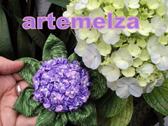 artemelza - fuxico hortencia