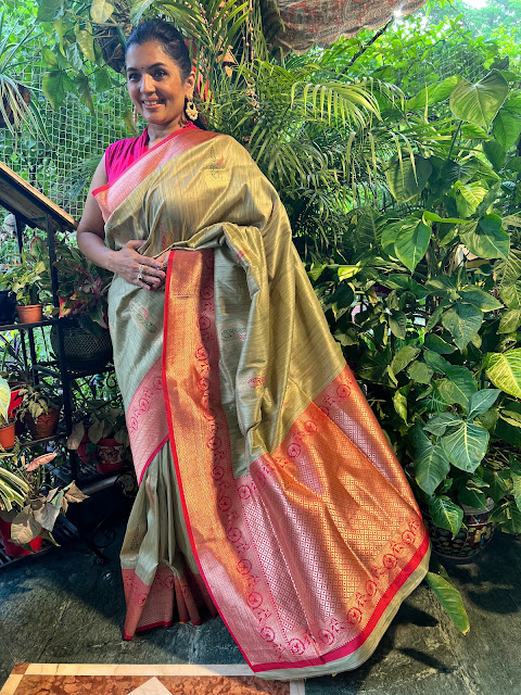 Bhagalpur Tussar saree