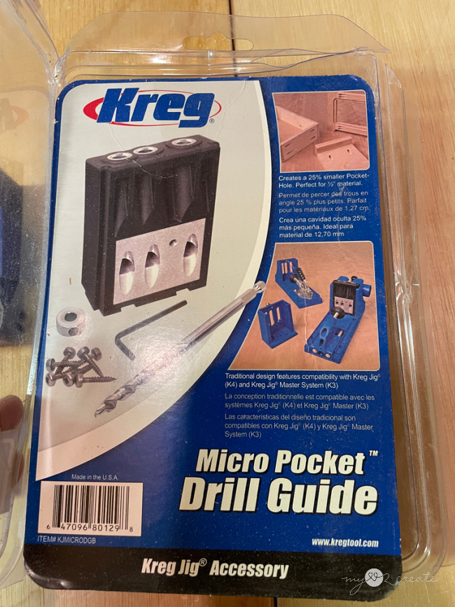 Micro pocket drill guide for thinner wood pocket holes, MyLove2Create