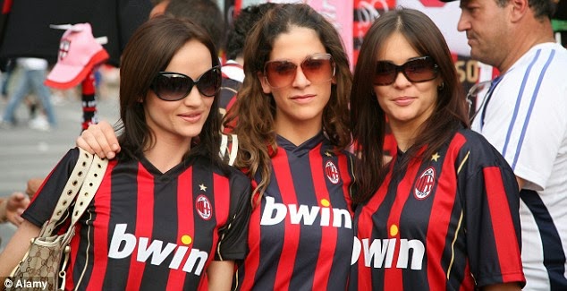 Resultado de imagem para ac milan CHICAS