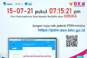 Fitur Pemutakhiran Data Mandiri My SAPK Bagi ASN & Pejabat Pimpinan Tinggi Non ASN Sudah Dibuka