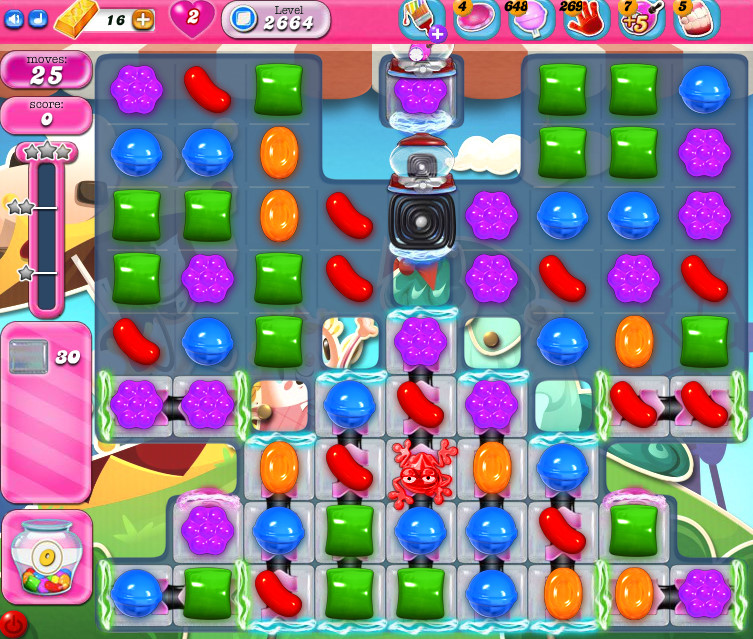 Candy Crush Saga level 2664