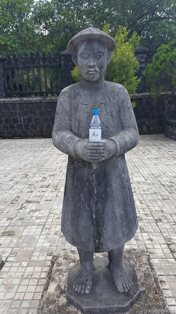 Stone statues at tomb of Khai Dinh