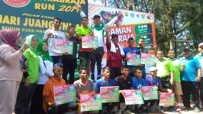 Pariaman Wirabraja Run 2019 Berjalan Sukses, Berikut Nama-Nama Pemenangnya....