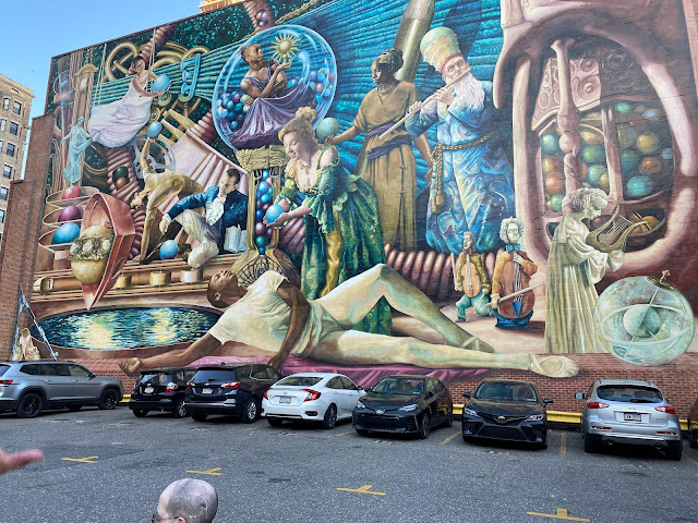 mural on a wall in Philadelphia