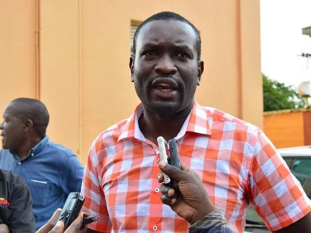 ODM SG Edwin Sifuna in a controversial set up.