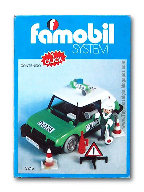 Playmobil  3215 FAMOBIL  Coche patrulla de policía "Guardia Civil" (Playmobil policías)