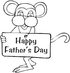 Fathers Day Cartoon Coloring Page