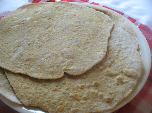 Quick and Easy Spelt Tortillas