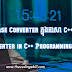 How to create base converter in C++ Programming with Source Code