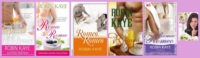 Portadas de la novela romántica contemporánea Romeo, Romeo, de Robin Kaye