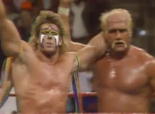 WWF (WWE) SURVIVOR SERIES - 1990 - Hogan and Warrior