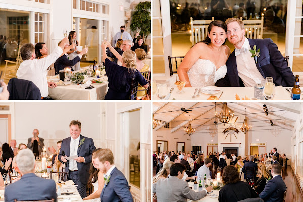 Waterfront Fall Wedding at the Chesapeake Bay Beach Club photographed by Heather Ryan Photography