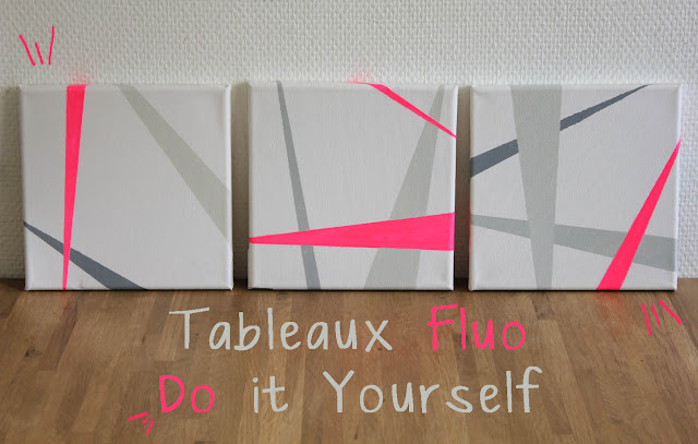 Tableaux Fluo design à faire soi-même