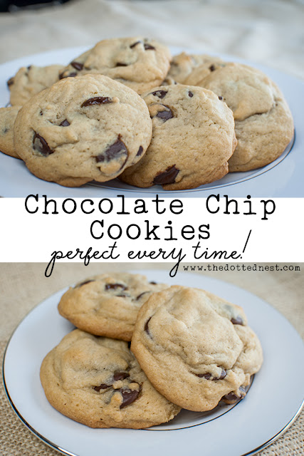 The very best Chocolate Chip Cookies Recipe, the only recipe you'll ever need to get perfect chocolate chip cookies every time!