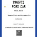 1965/72 Ford Car Master Parts and Accessory Catalog