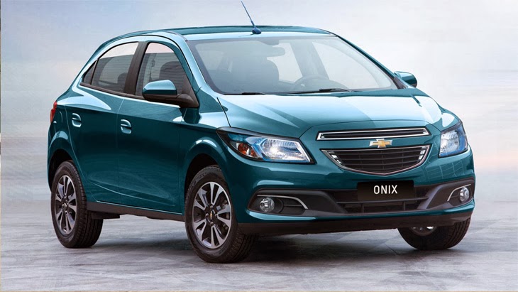 Chevrolet Onix é na Rumo Norte - No Onix LTZ, rodas 15'' diamantadas e com acabamento em preto dão ainda mais esportividade.