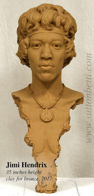 Hendrix sculpture