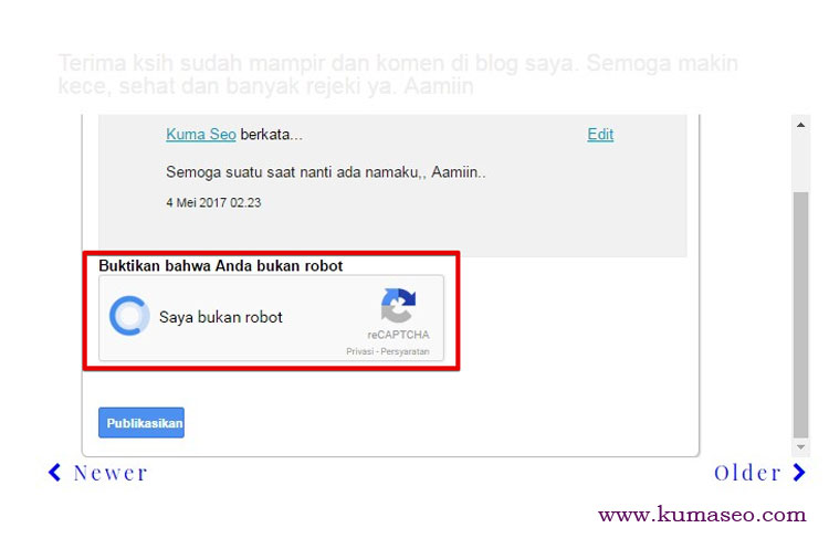 Carа Mеnghilangkаn Cаptchа Pаda Kоmentar Blog, Blogwalking, Carа Mеnghilangkаn Cаptchа 
