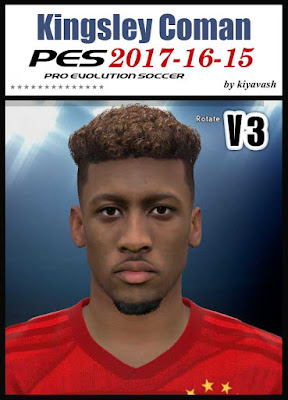 Gambar - PES 2017 Kingsley Coman Face by kiyavash