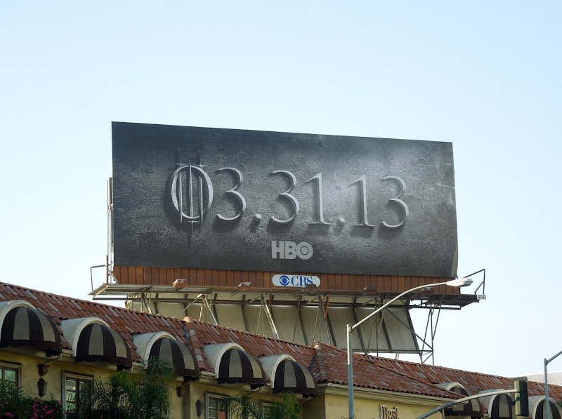 Game of Thrones 3 teaser billboard