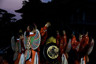 笠間稲荷神社献灯祭 巫女の舞