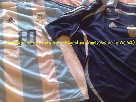 camiseta Argentina en 2002