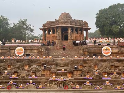 Gujarat Sets Guinness Record In Mass Surya Namaskar