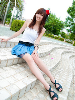 Shen Angel Taiwanese Model Sexy Short Skirt Special Collection Photo 10