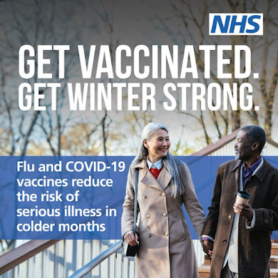 Get your flu and COVID jabs UK NHS