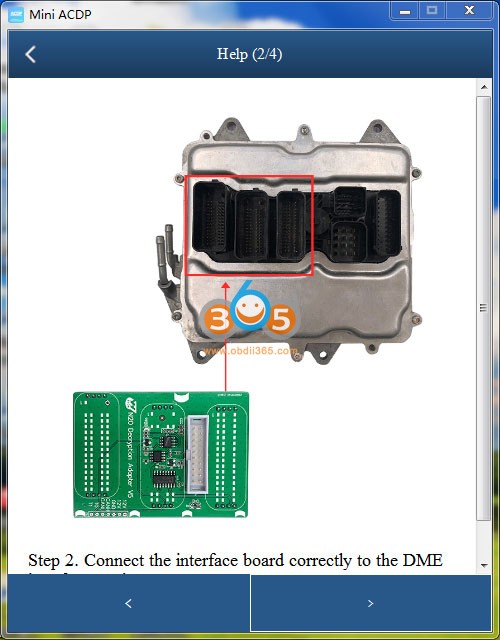 Read BMW F30 N20 DME ISN by Yanhua Mini ACDP 10