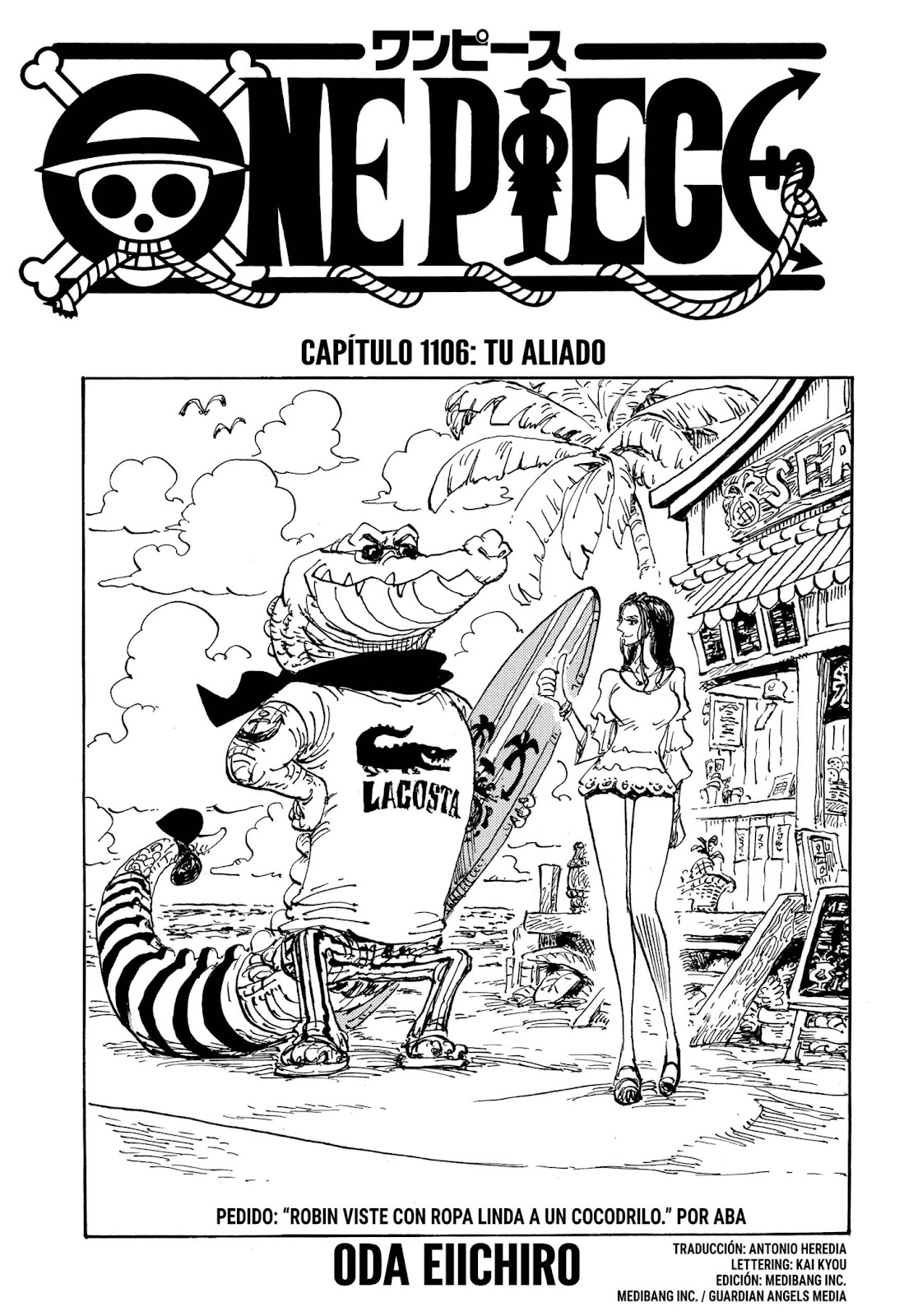 One Piece: Chapter 1106 - Page 1