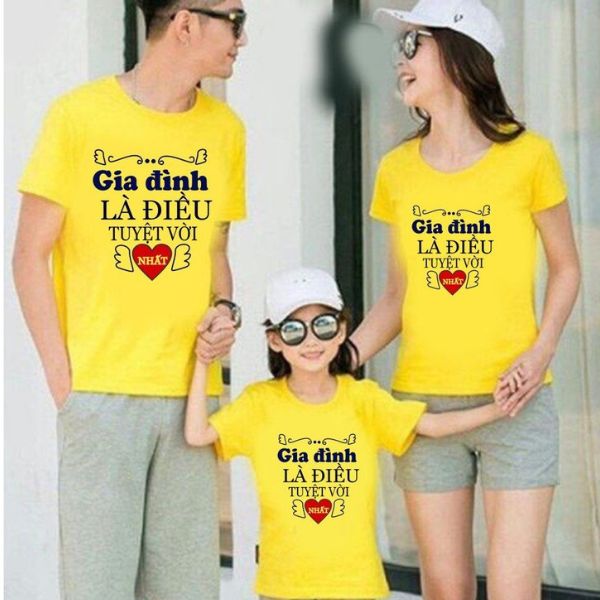 Áo Thun Gia Đình Nổi Bật