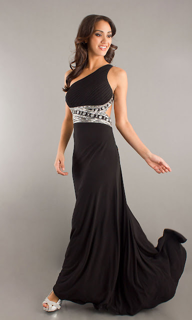 One shoulder prom dresses