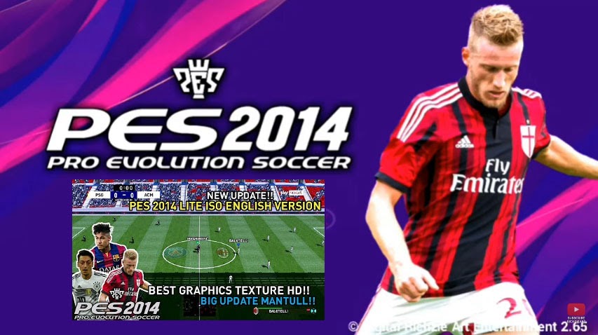 UPDATE!! PES 2014 PPSSPP English Version Grass HD All