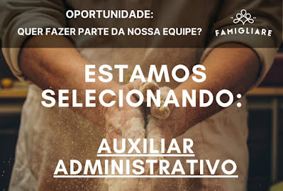 Vaga para Auxiliar Administrativo em Osório