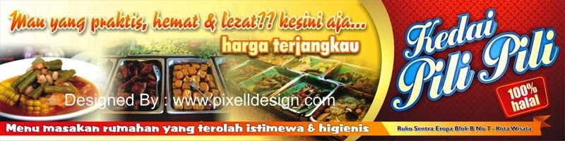Banner Iklan Usaha Makanan / Restaurant Menarik - Desain 
