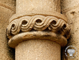 TIL-CHATEL (21) - Eglise romane Saint-Florent (Extérieur) : le portail de la façade