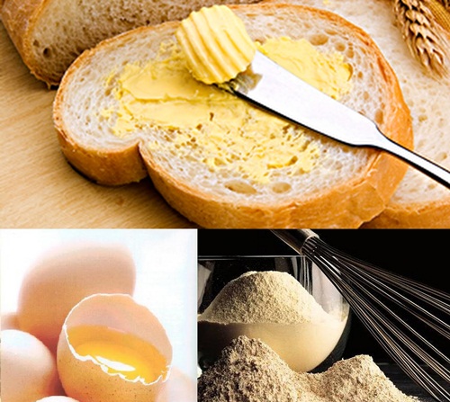 Manfaat tepung  terigu dan telur  dalam pembuatan  roti dan 