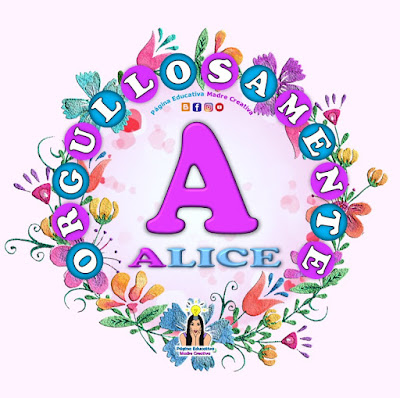 Nombre Alice - Carteles para mujeres - Día de la mujer