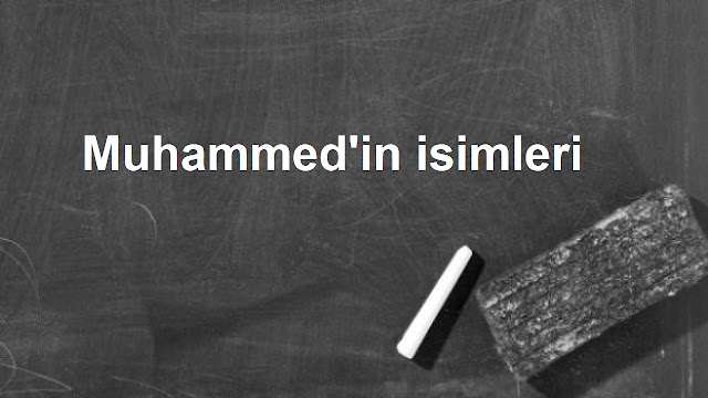 Muhammed'in isimleri