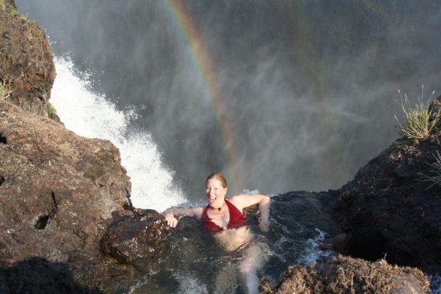 Font Devil at Victoria Falls